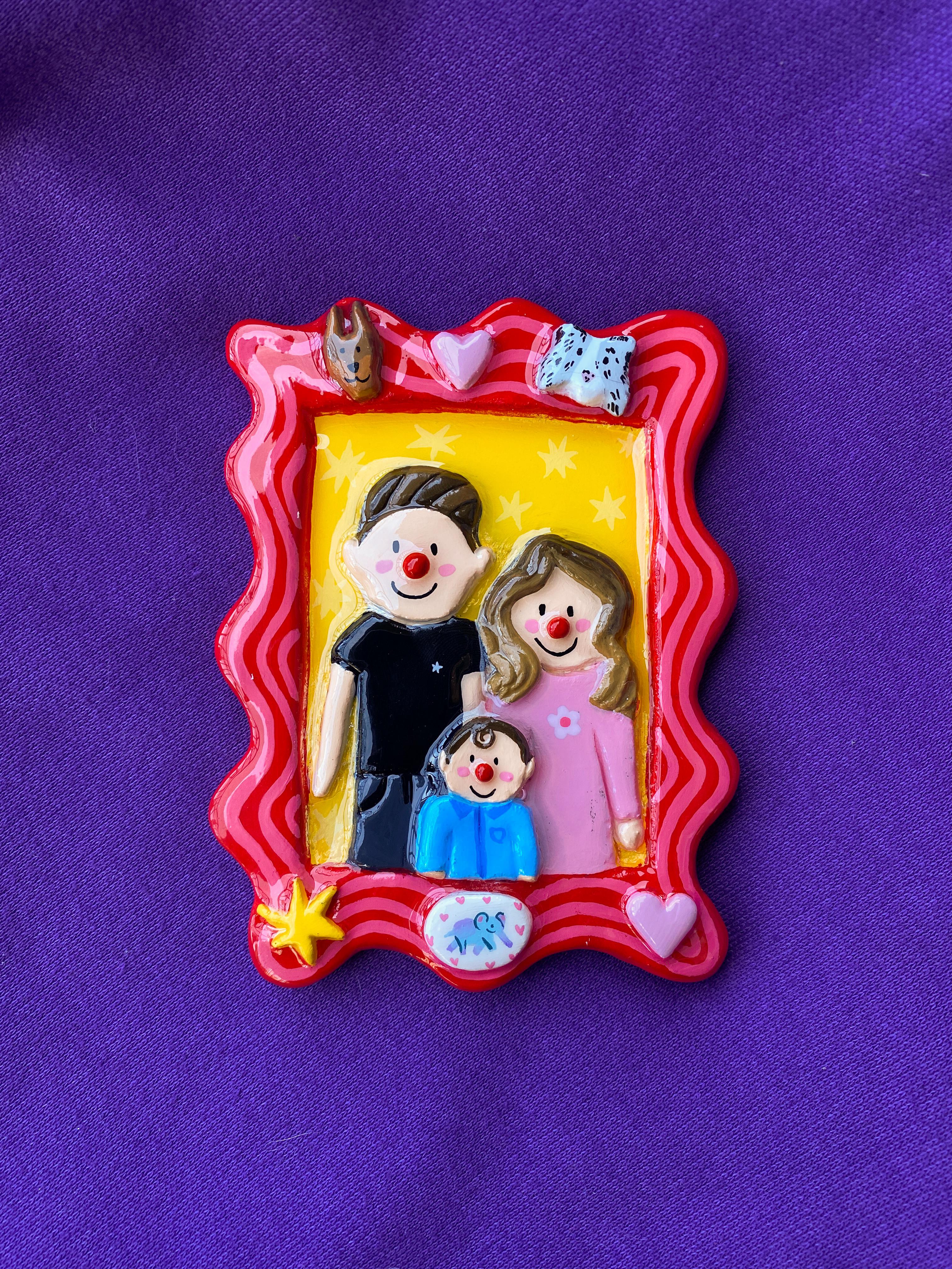 ☺ Minicuadro dos personajes ☺