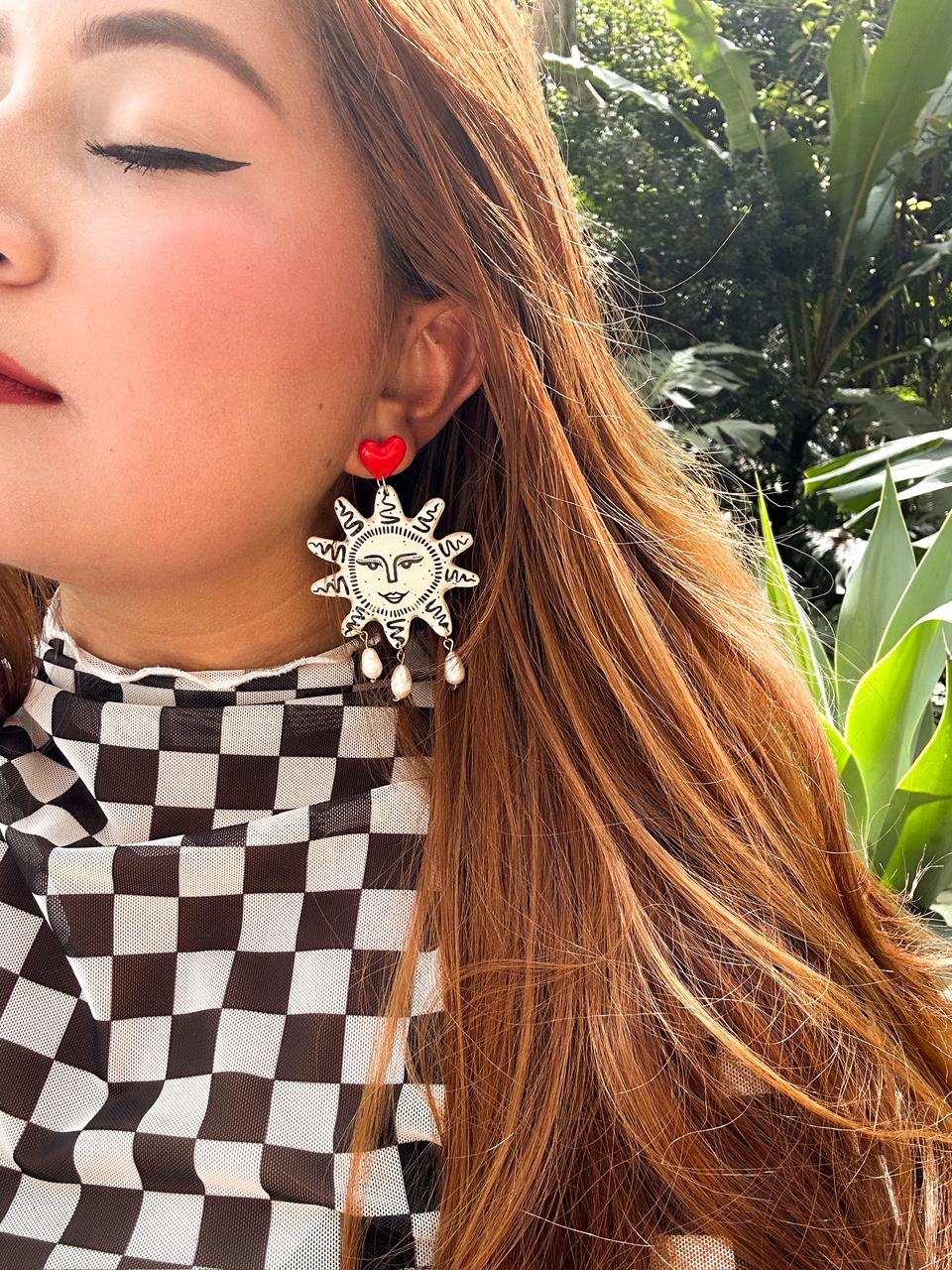 ★ Aretes sol solecito ★