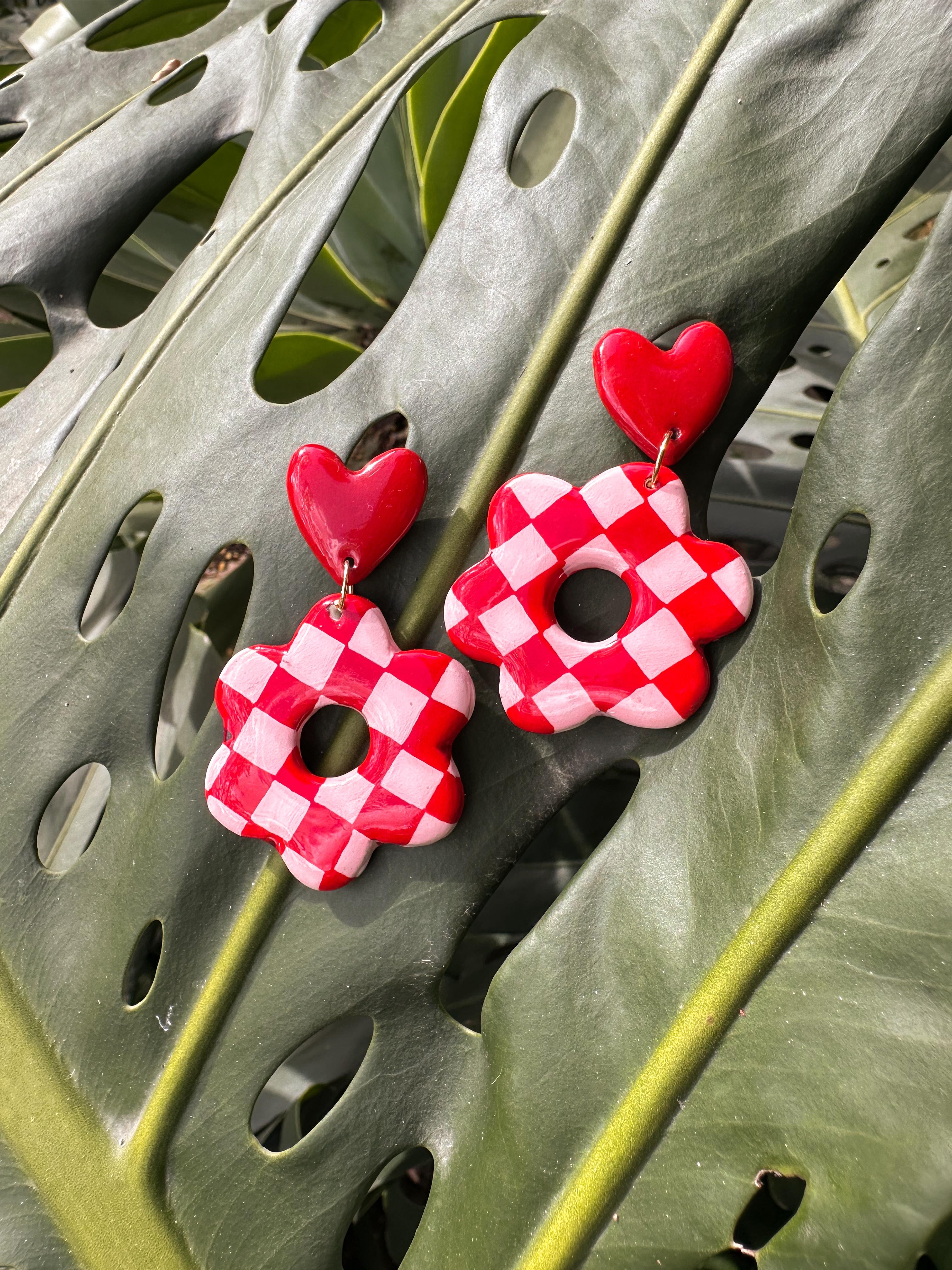 ✪ Aretes florecita rockera ✪